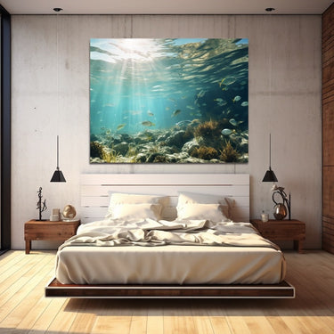Fish under Water Painting